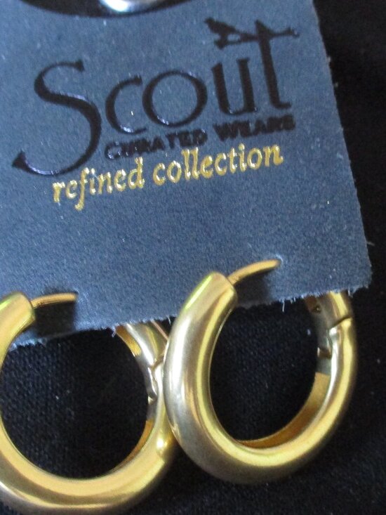 Scout Jewelry - SCOUT Refined Earring Collection - Stellar Hoop/Gold - NWT